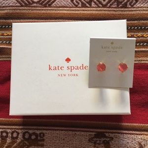 Authentic Kate spade earrings .   color pink.